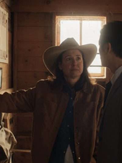 Robin Weigert Tokyo Cowboy 2024 Brown Jacket