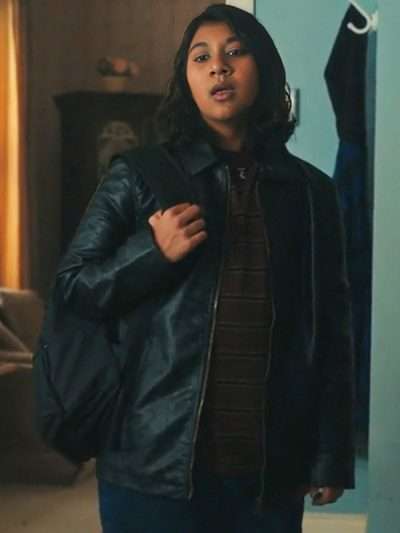 Reena Virk Under The Bridge Black Leather Jacket
