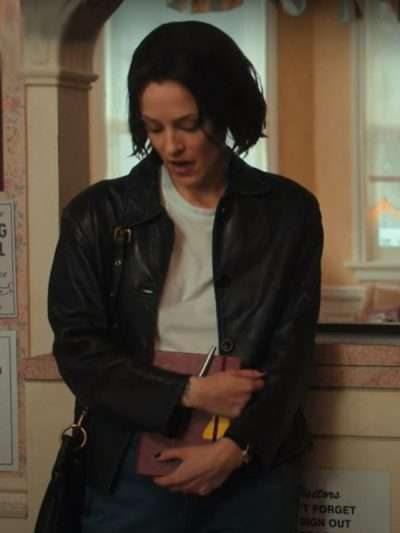 Rebecca Godfrey Under the Bridge Black Leather Jacket