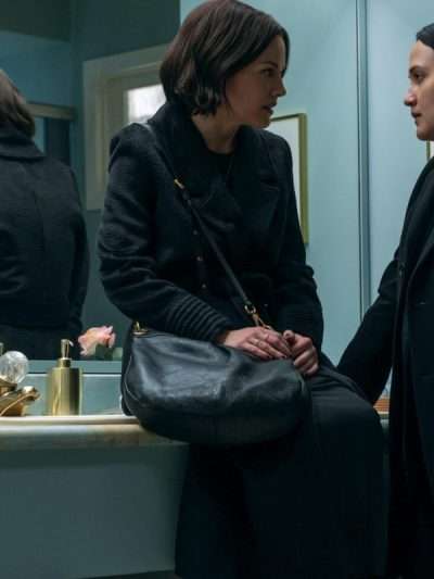 Rebecca Godfrey Under the Bridge Black Wool Coat