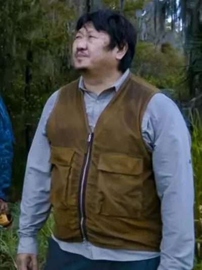 Da Shi 3 Body Problem Brown Cotton Vest