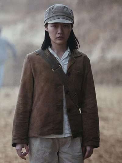 Young Ye Wenjie 3 Body Problem Brown Jacket