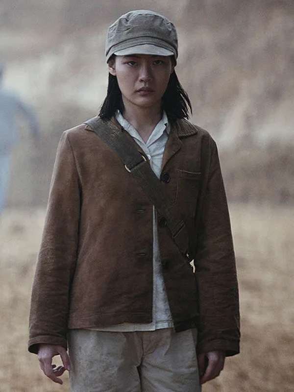 Young Ye Wenjie 3 Body Problem Brown Jacket