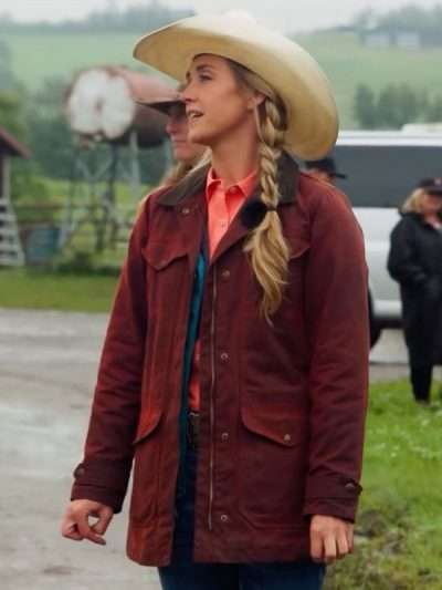 Amy Fleming Heartland S17 Red Jacket