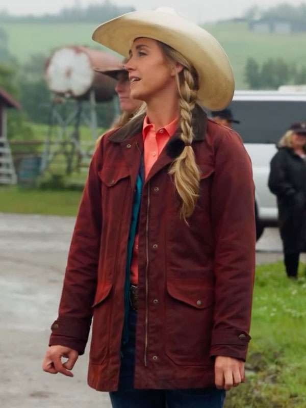 Amy Fleming Heartland S17 Red Jacket