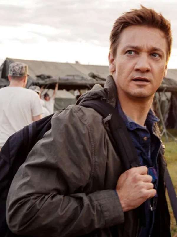 Jeremy Renner Arrival Grey Cotton Jacket