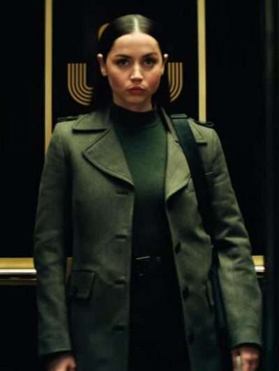 Ana de Armas Ballerina 2025 Coat