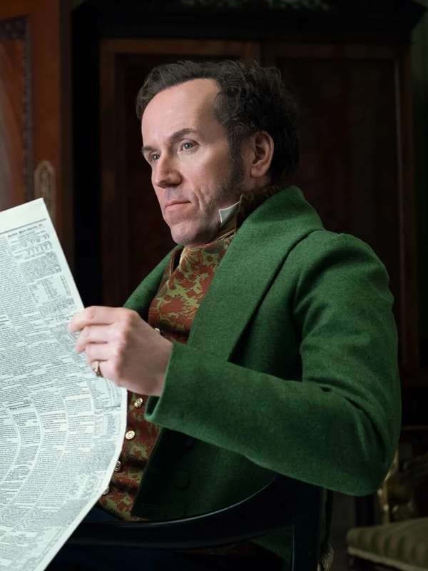 Lord Featherington Bridgerton Green Wool Tailcoat
