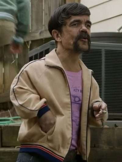 Peter Dinklage Brothers 2024 Movie Beige Jacket