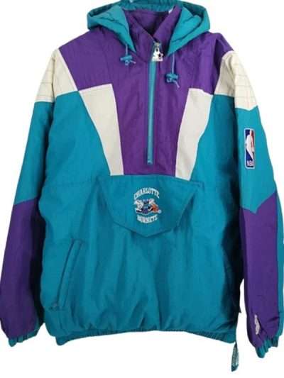 Charlotte Hornets Vintage Basketball Team Jacket