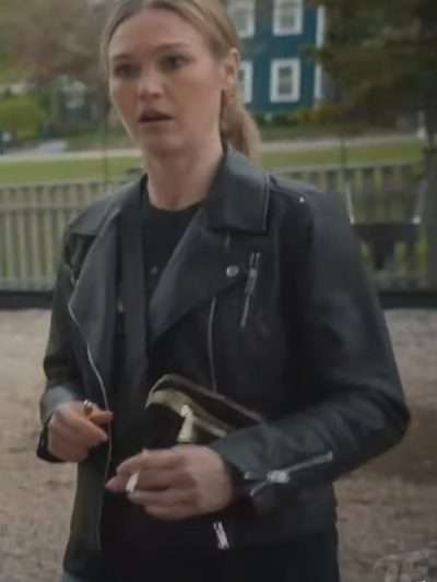 Julia Stiles Chosen Family Movie 2024 Leather Jacket