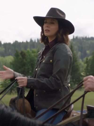 Samantha Louise Fleming Heartland S17 Green Cotton Jacket
