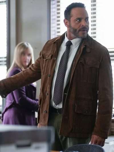 Karadec High Potential Brown Suede Leather Jacket