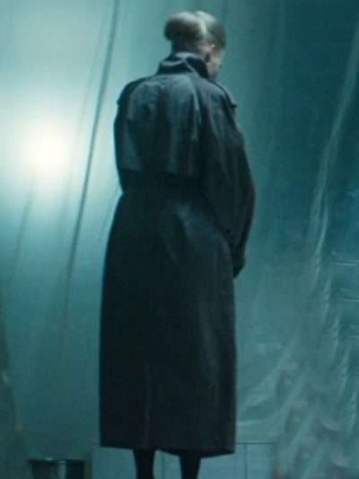 Laura Birn The Crow Movie Grey Trench Coat