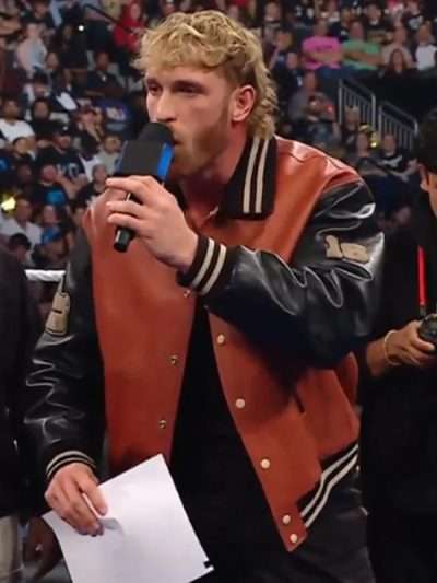 Logan Paul SmackDown Bomber Leather Jacket