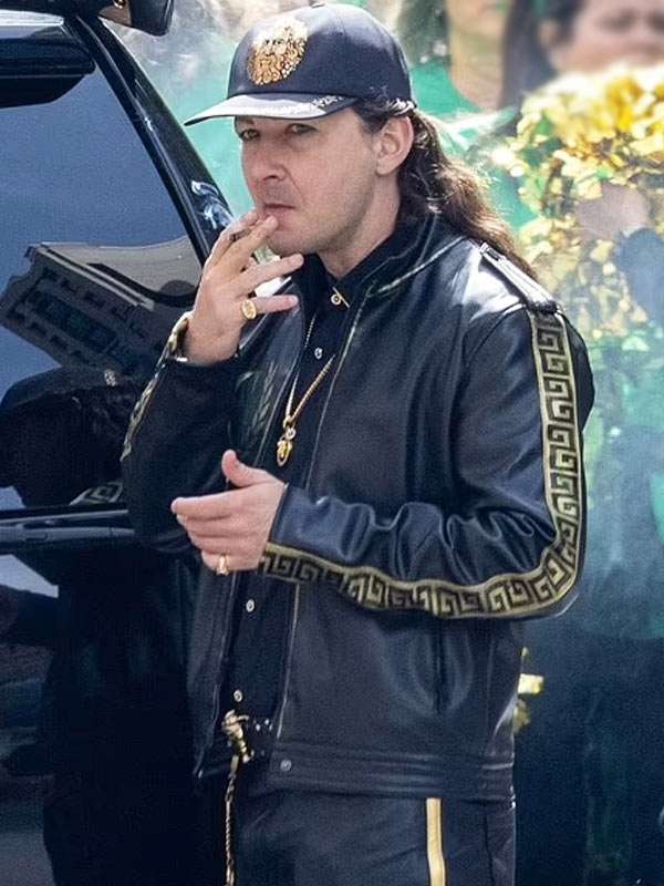 Shia LaBeouf Megalopolis 2024 Leather Jacket