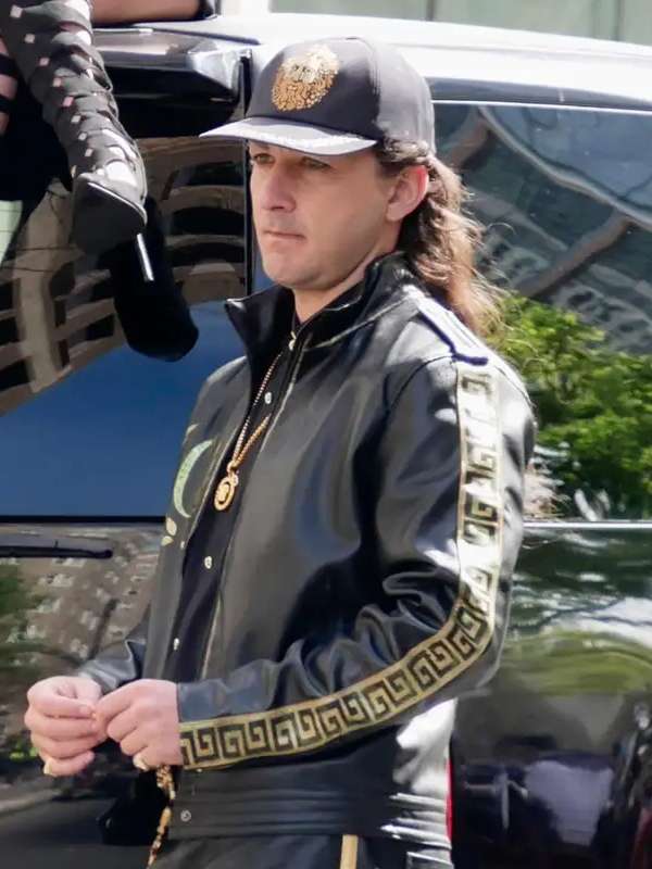 Shia LaBeouf Megalopolis Black Leather Jacket