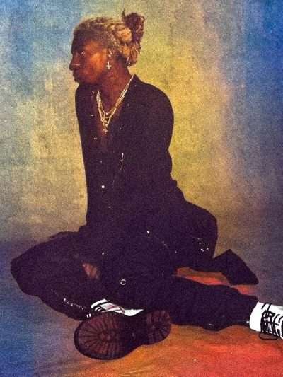 Playboi Carti Meh Music Video Black Jump­suit