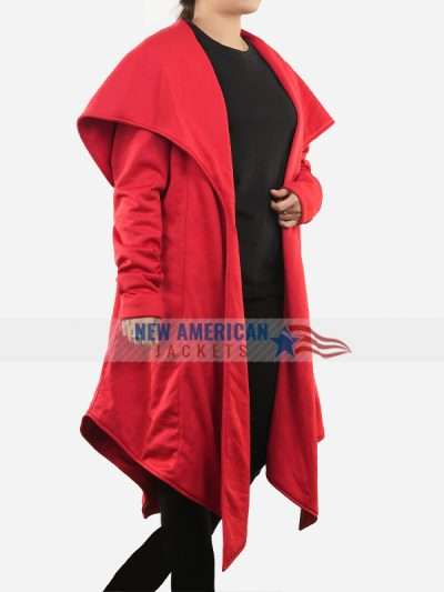 Nathalie Emmanuel Megalopolis 2024 Red Coat