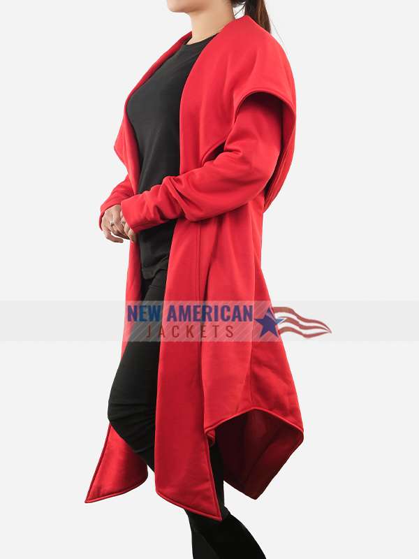 Julia Cicero Megalopolis 2024 Red Long Coat