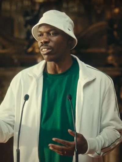 Jean-Pascal Zadi Represent 2024 Stéphane Blé White Track Jacket
