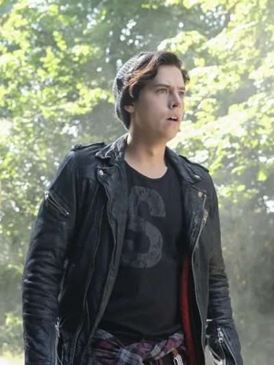 Jughead Jones Riverdale S02 Black Leather Jacket