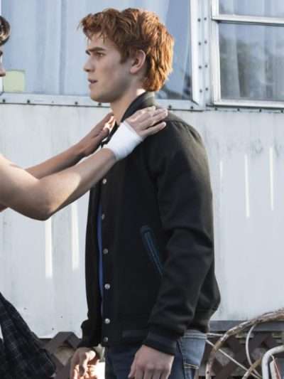 Archie Andrews Riverdale Black Bomber Jacket