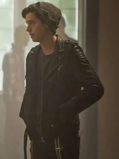 Jughead Jones Riverdale S02 Black Biker Leather Jacket
