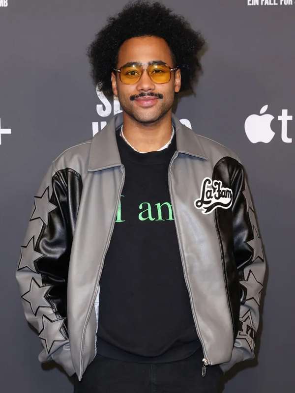 Pablo Grant Slow Horses S02 Premiere Night Leather Jacket
