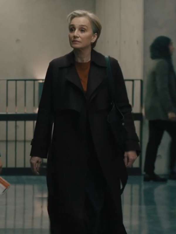Diana Taverner Slow Horses S04 Black Coat