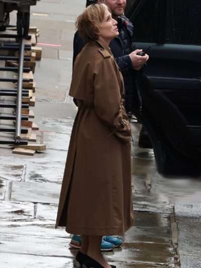Diana Taverner Slow Horses Brown Cotton Coat