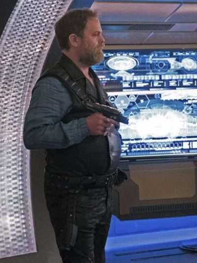 Harry Mudd Star Trek Discovery Black Leather Vest
