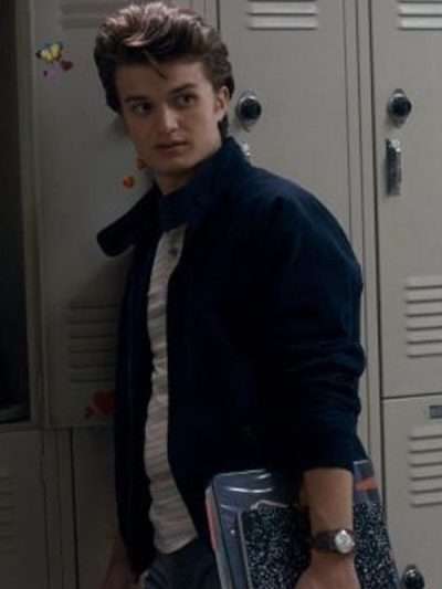 Steve Harrington Stranger Things S01 Black Jacket