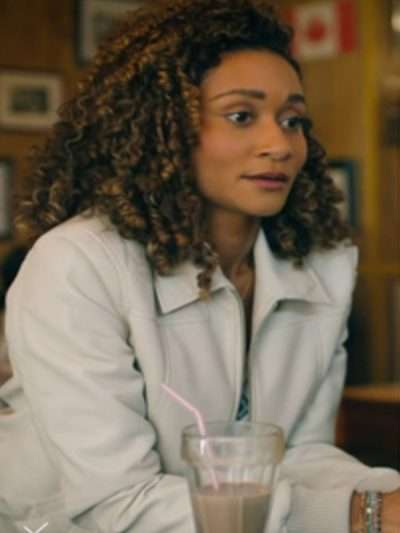 Sydney Shandon Sullivan’s Crossing White Leather Jacket
