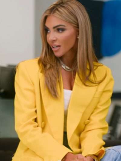 TV Series Selling the City 2025 Eleonora Srugo Yellow Blazer