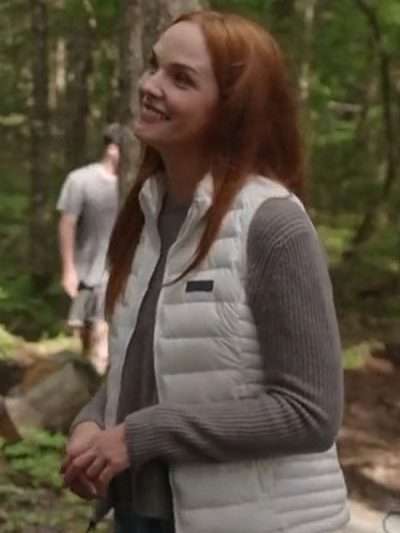 Morgan Kohan Sullivan's Crossing White Puffer Vest