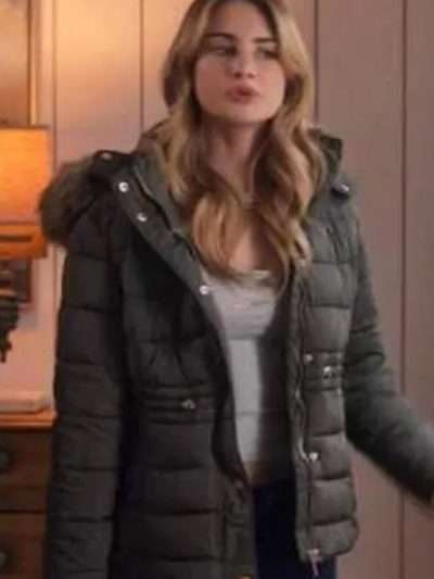 Lucy Albright Tell Me Lies Grey Parka Jacket
