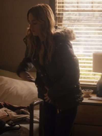 Lucy Albright Tell Me Lies Grey Parka Puffer Jacket