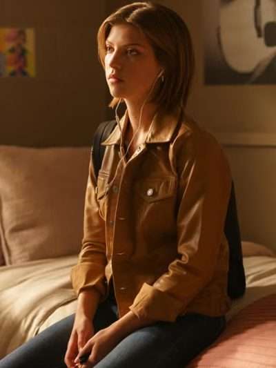 Bree Tell Me Lies Brown Leather Jacket