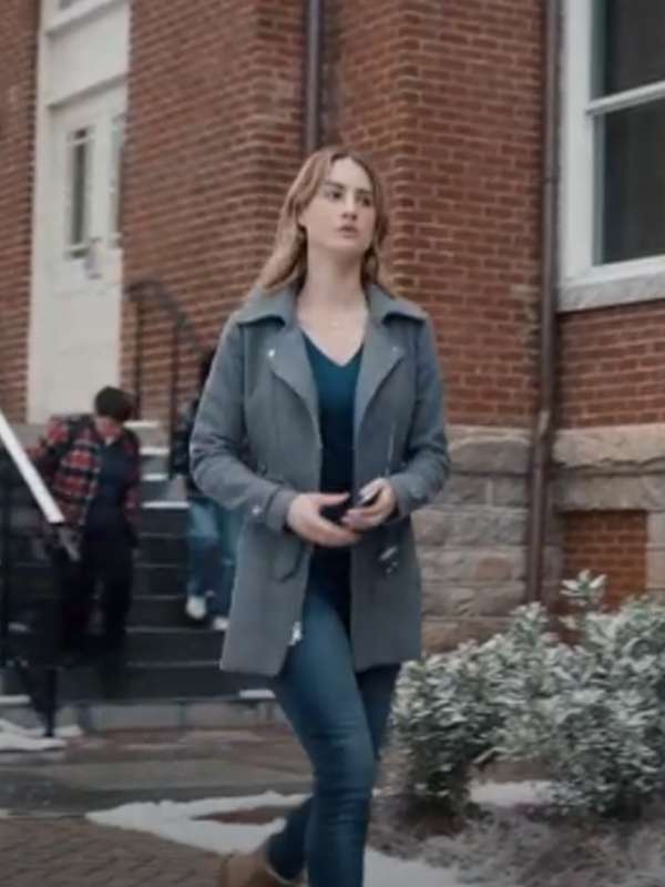 Lucy Albright Tell Me Lies TV Series Grey Jacket