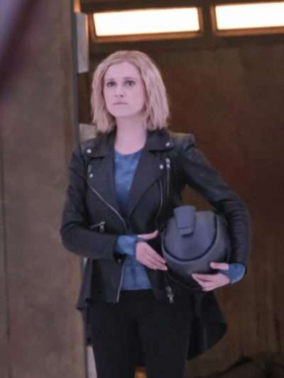 Clarke Griffin The 100 S07 Black Leather Jacket