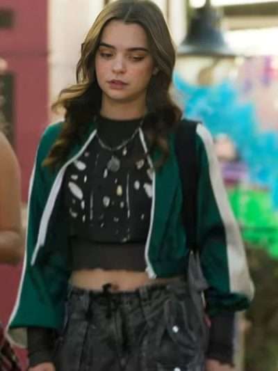 Lucía Lobo The Accident Green Bomber Jacket