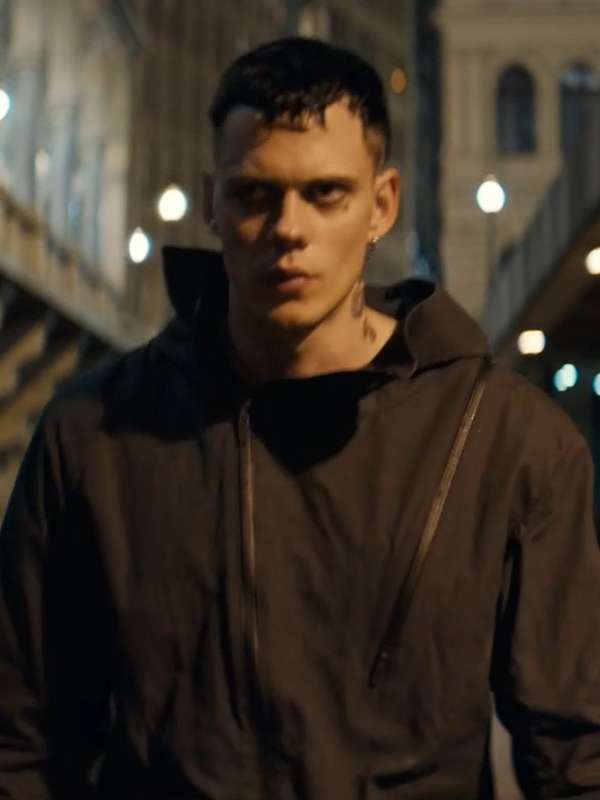 Bill Skarsgård The Crow Hooded Jacket