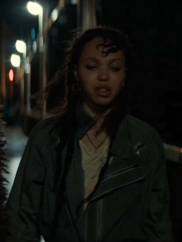 FKA twigs The Crow 2024 Green Cotton Jumpsuit