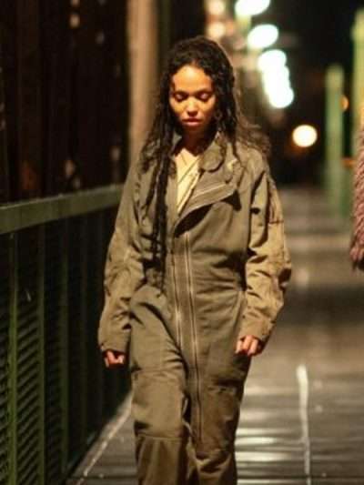 FKA twigs The Crow 2024 Green Jumpsuit