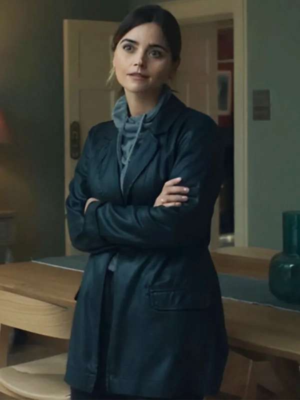 Ember Manning The Jetty S01 Black Leather Coat