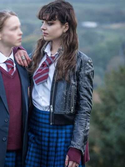 Amy Knightly The Jetty 2024 Black Leather Jacket