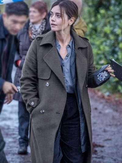 Ember Manning The Jetty Grey Trench Coat