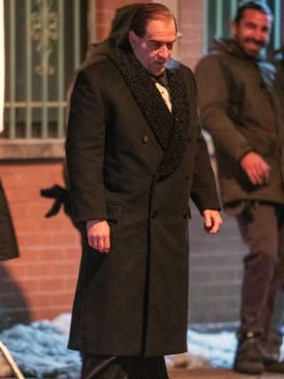 Oswald Cobblepot The Penguin Black Wool Coat