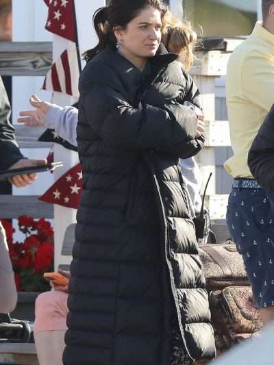 Amelia Sacks The Perfect Couple Black Puffer Coat